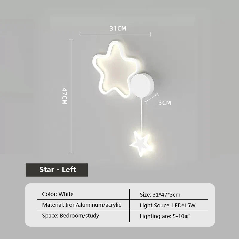 Dreamscape - Lampada da parete Cloud Star Moon