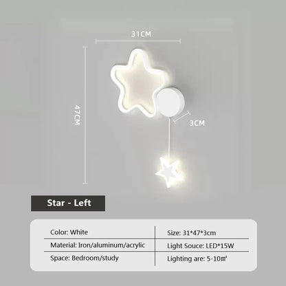 Dreamscape - Lampada da parete Cloud Star Moon