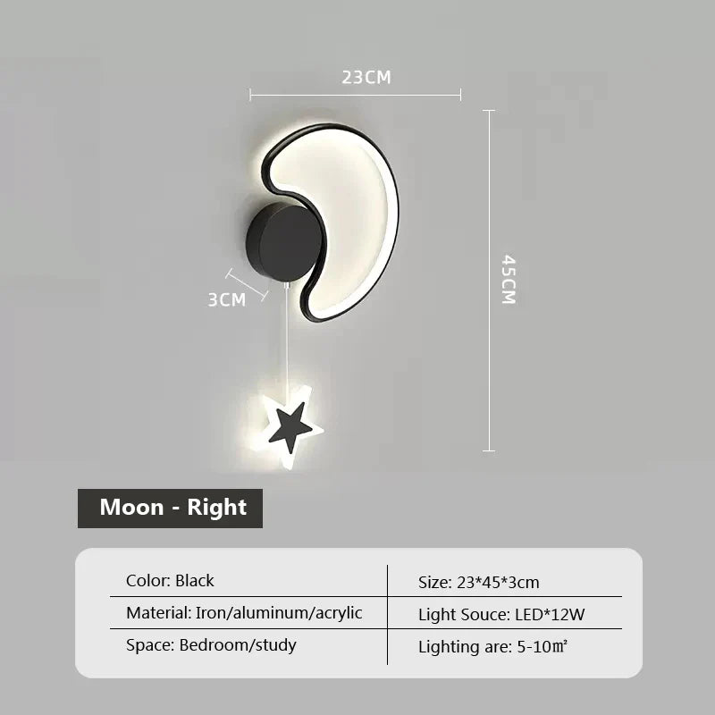 Dreamscape - Lampada da parete Cloud Star Moon