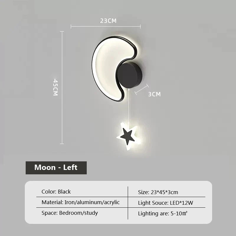 Dreamscape - Lampada da parete Cloud Star Moon