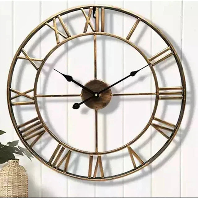 RetroRoman - Orologio di maestà in metallo