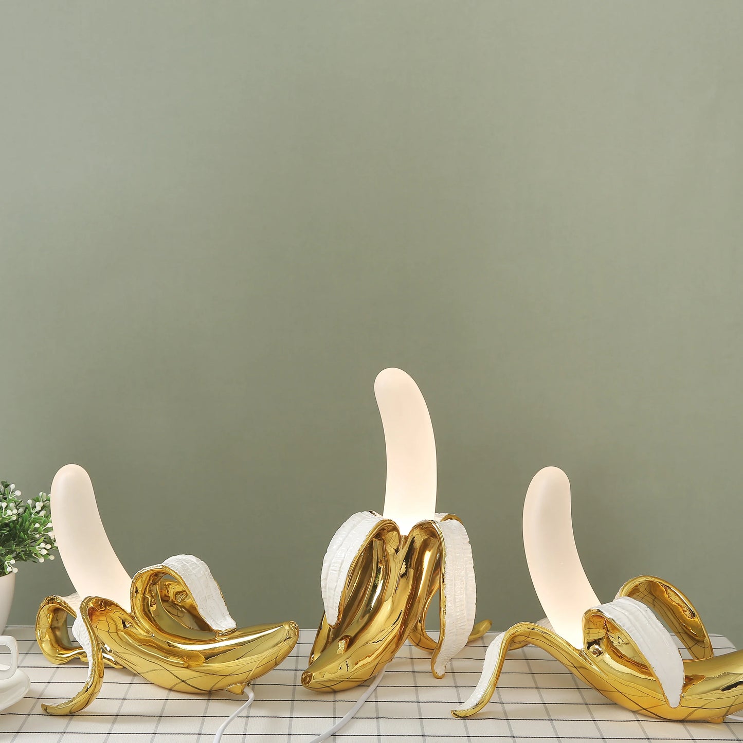 BananaShine - Lampade chic a forma di banana