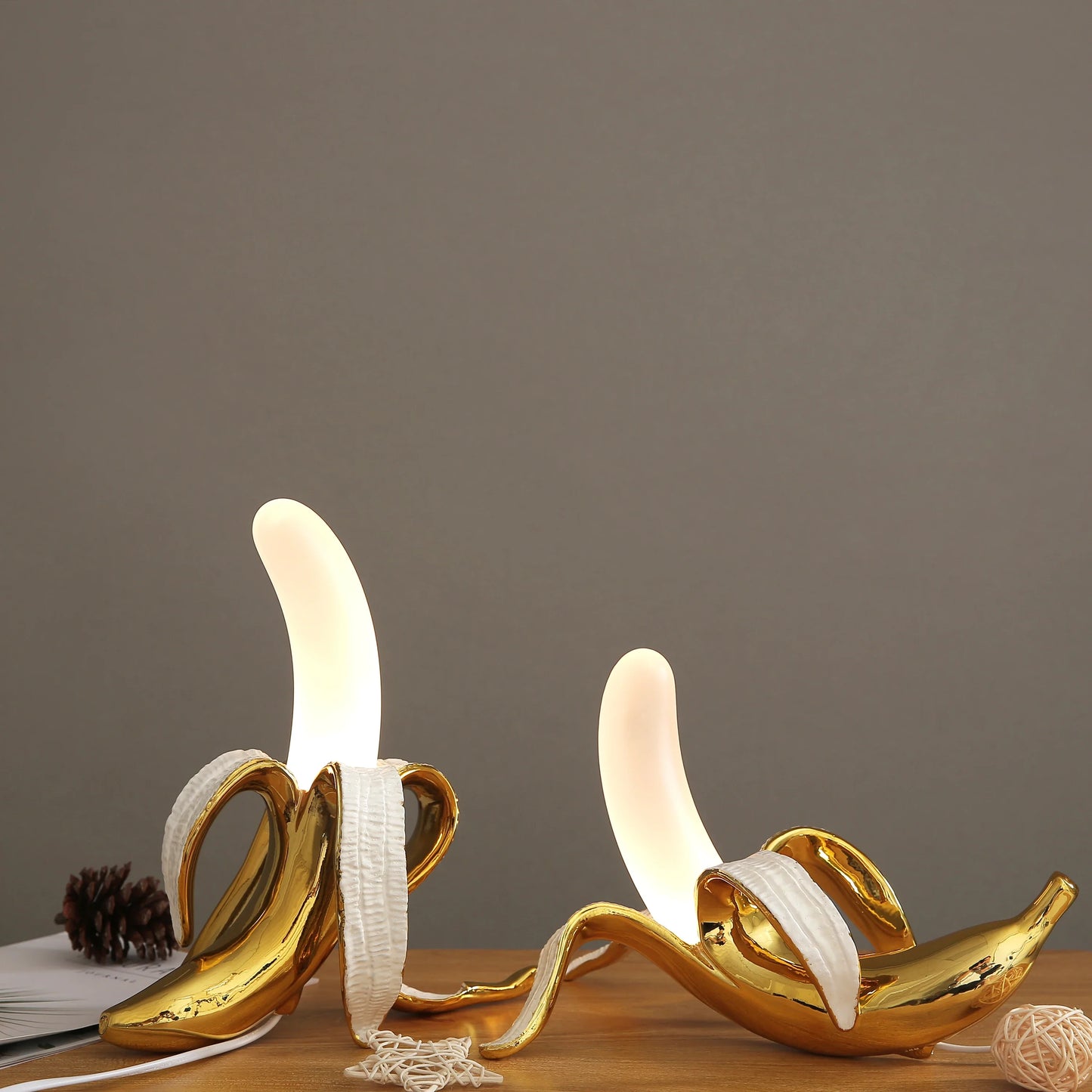 BananaShine - Lampade chic a forma di banana