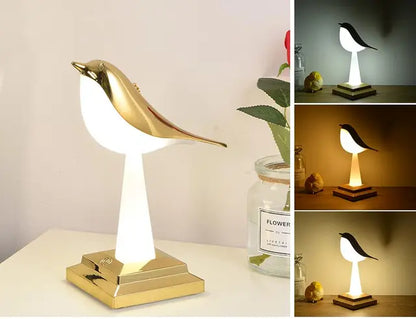 FeatherGlow - Lampada da tavolo Bird