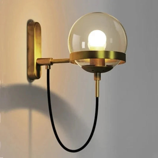 ModaSphere - Applique moderna con globo di vetro