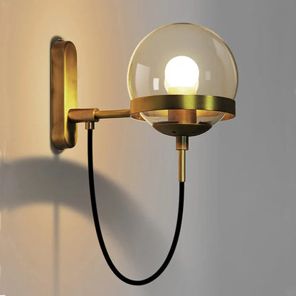 ModaSphere - Applique moderna con globo di vetro