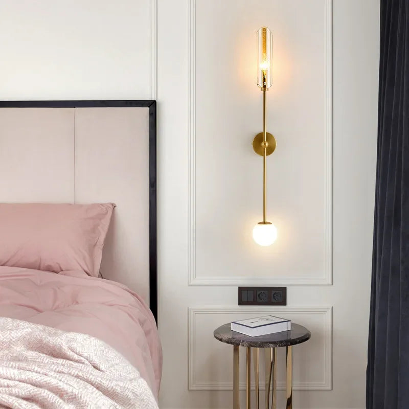 AiselLuxe - Apparecchio nordico in vetro a LED