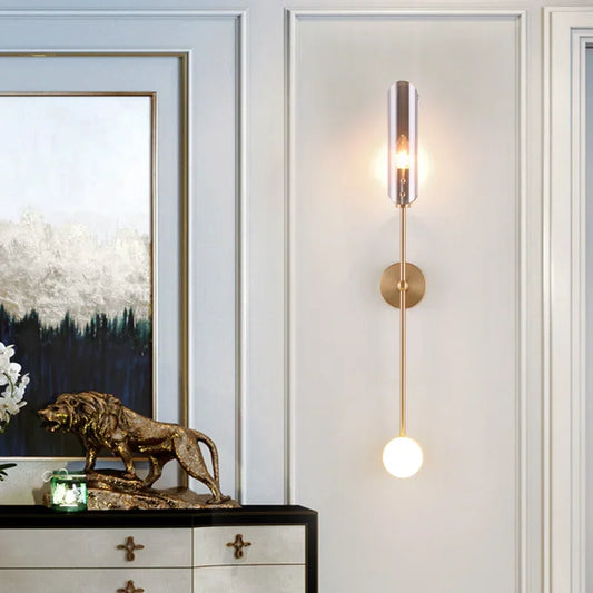 AiselLuxe - Apparecchio nordico in vetro a LED
