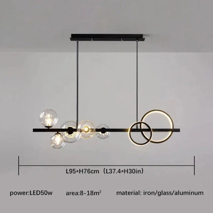 CityShine - Lampada a sospensione contemporanea per l'illuminazione di interni
