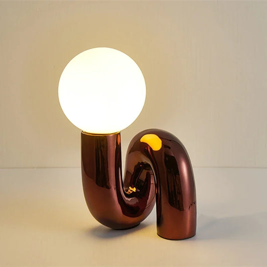 ModernGlobe - Lampada da tavolo moderna a led