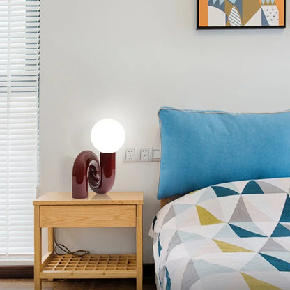 ModernGlobe - Lampada da tavolo moderna a led