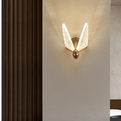 TimberLuxe - Luci a parete a farfalla