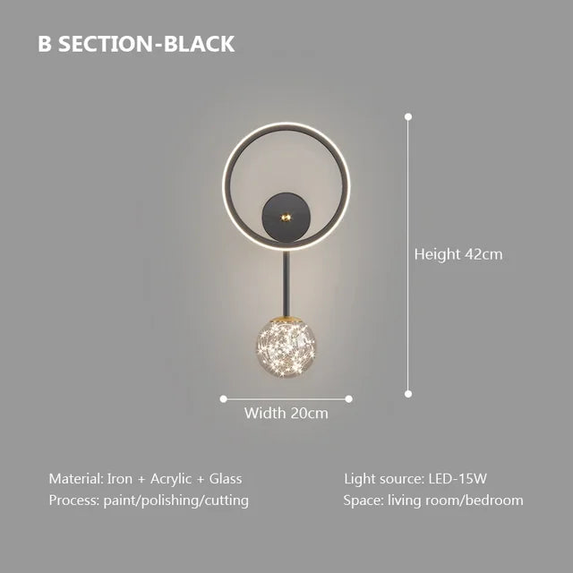 LumoEdge - Lampada da parete moderna a LED