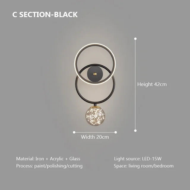 LumoEdge - Lampada da parete moderna a LED