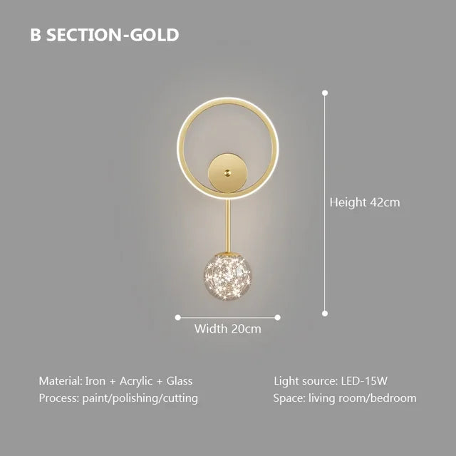 LumoEdge - Lampada da parete moderna a LED
