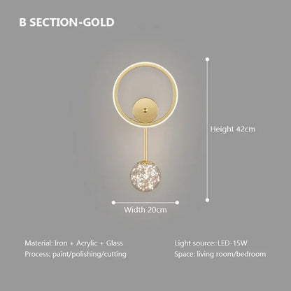 LumoEdge - Lampada da parete moderna a LED