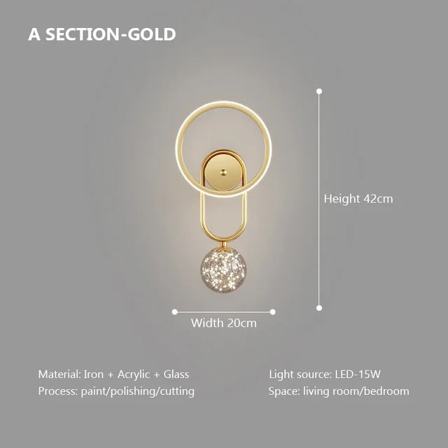 LumoEdge - Lampada da parete moderna a LED
