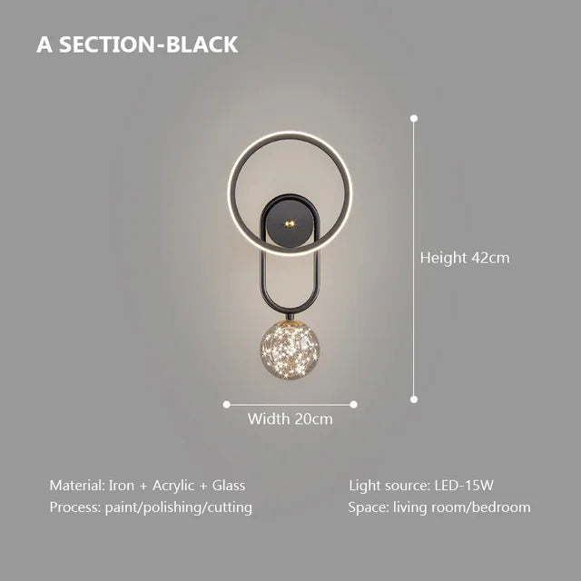 LumoEdge - Lampada da parete moderna a LED