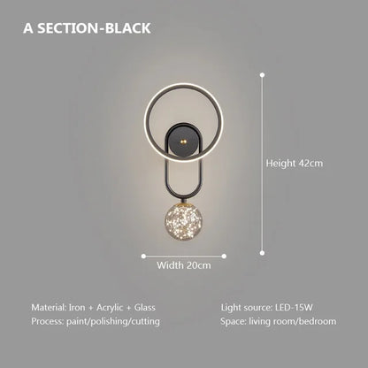LumoEdge - Lampada da parete moderna a LED