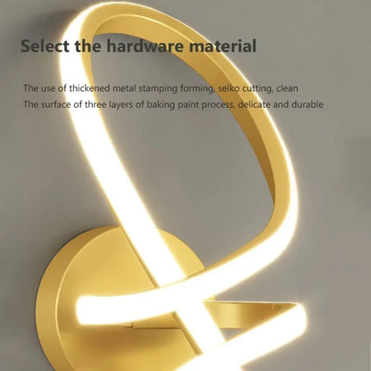 MinimalistGlow - Applique minimalista a LED