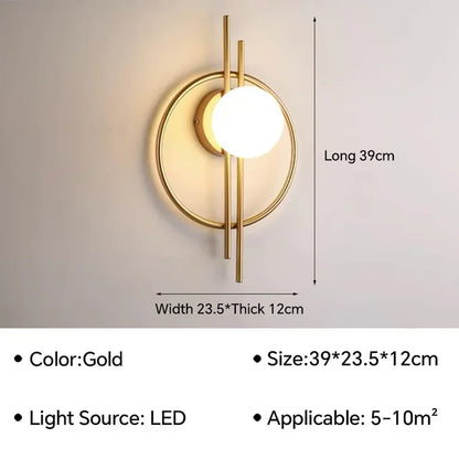 StylishLumina - Lampada da parete moderna a led