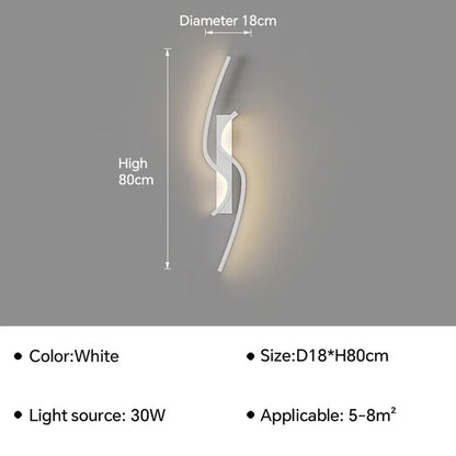 GlossGlow - Applique LED sottili