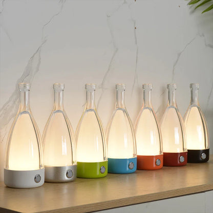 MixologyLumiere - Lampada da tavolo a bottiglia di design