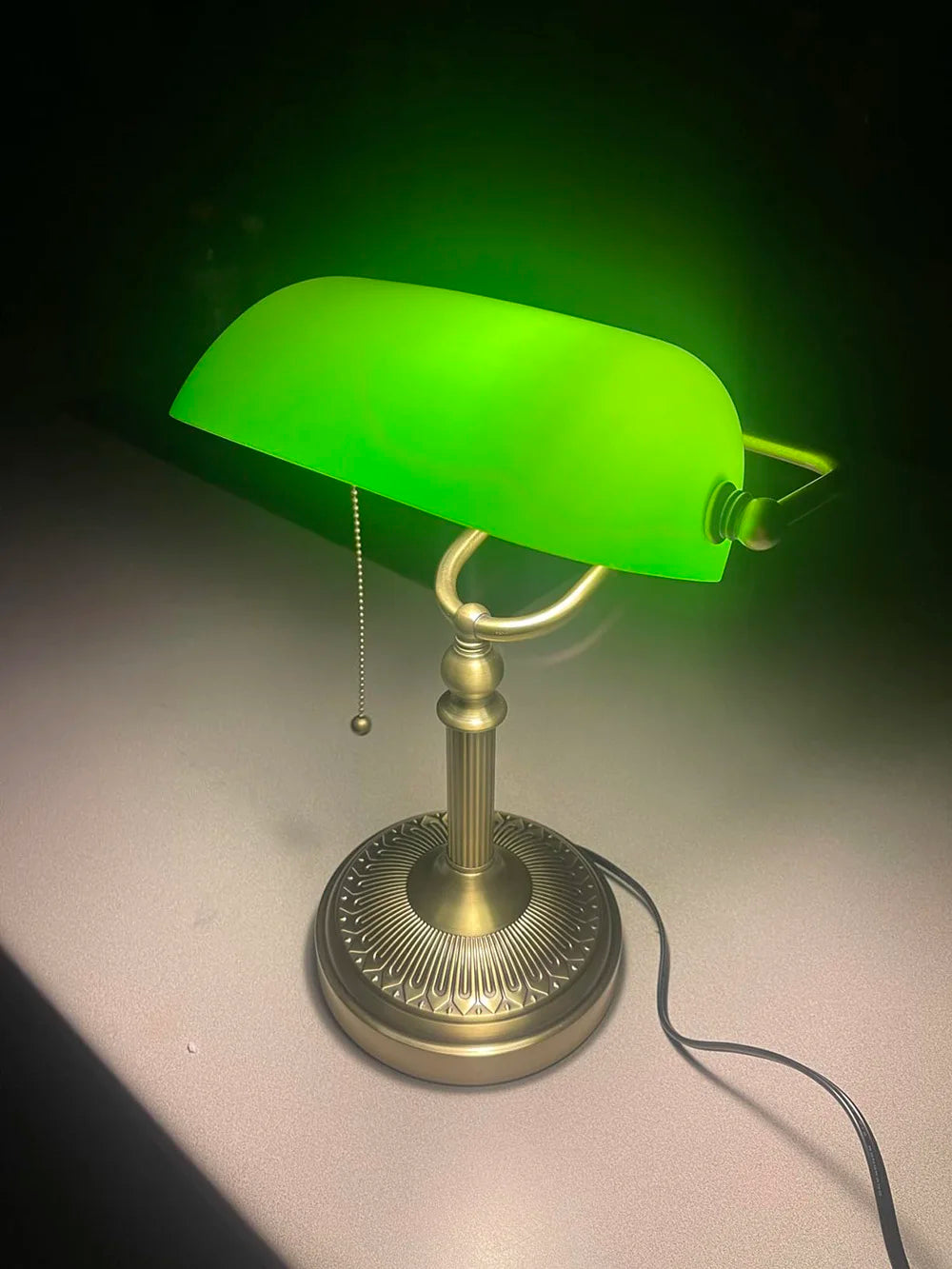 ClassicCleric - Lampada in vetro verde