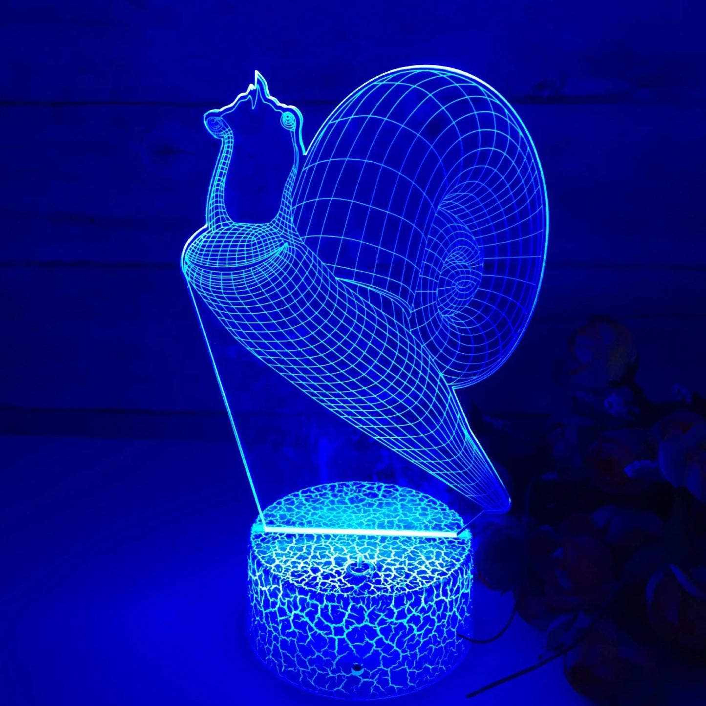 3dIllusion - Luce notturna a forma di lumaca