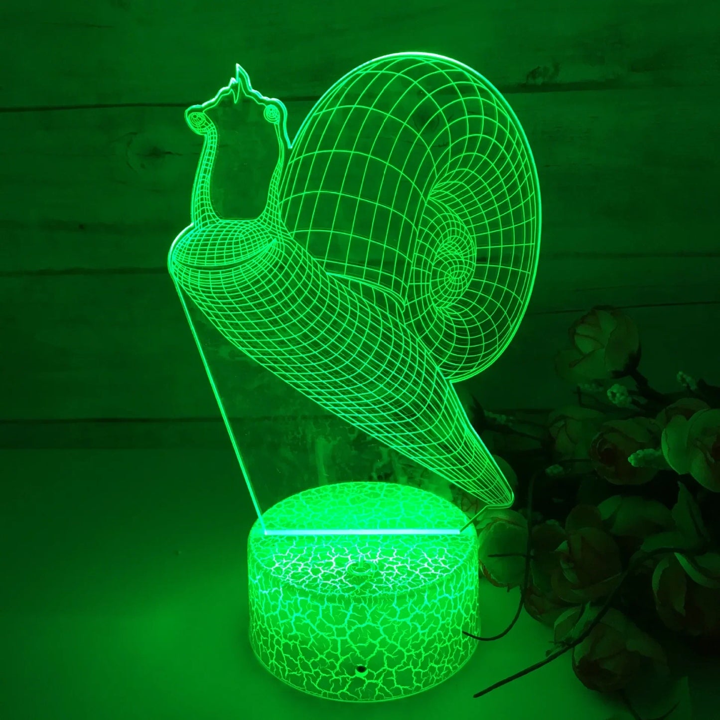 3dIllusion - Luce notturna a forma di lumaca