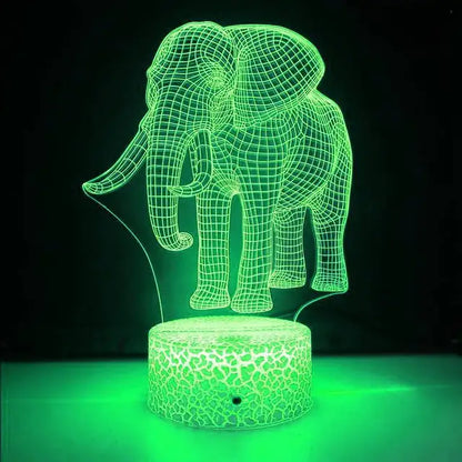 3DTrunk - Luce illusoria a forma di elefante