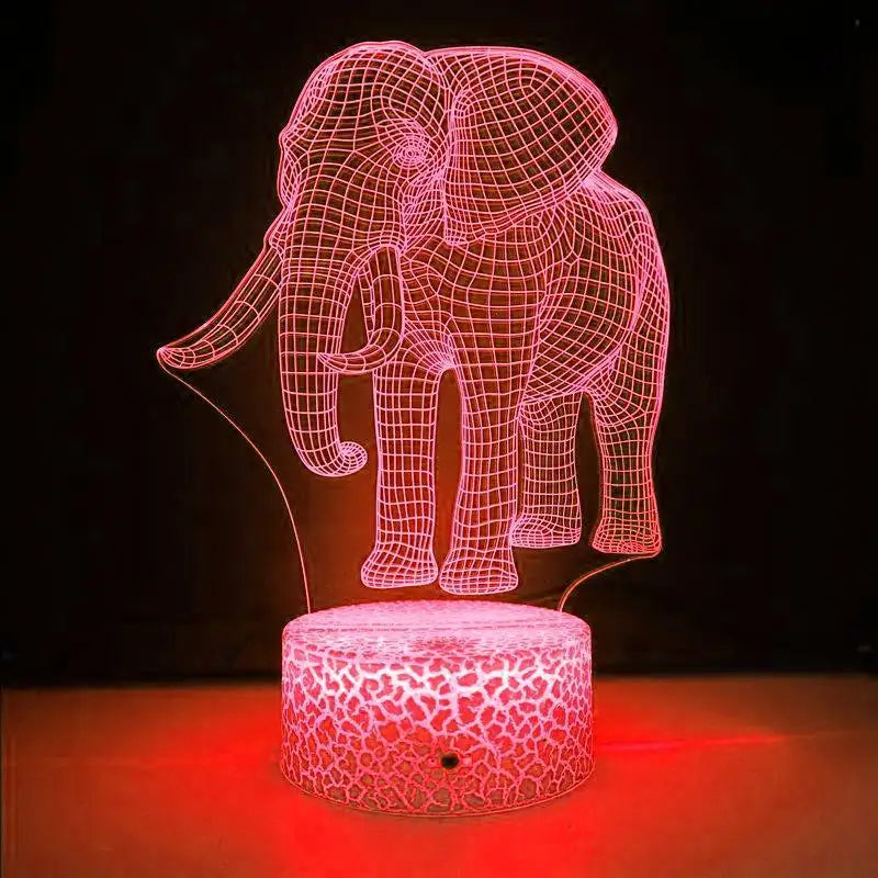 3DTrunk - Luce illusoria a forma di elefante