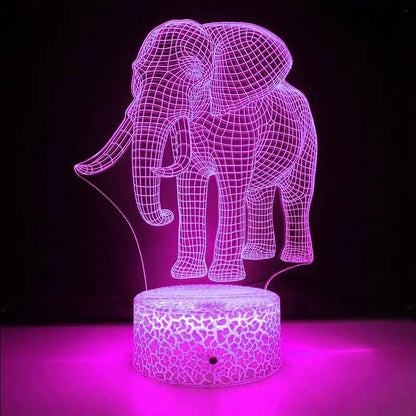 3DTrunk - Luce illusoria a forma di elefante