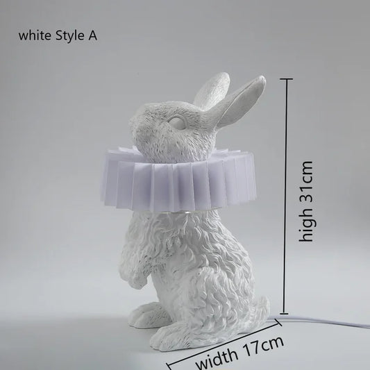 BunnyScarf - Lampade a forma di coniglio in resina