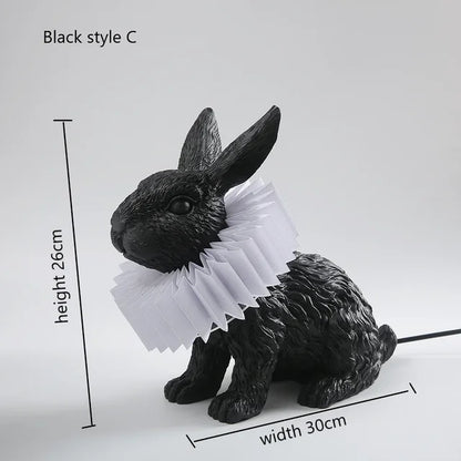 BunnyScarf - Lampade a forma di coniglio in resina