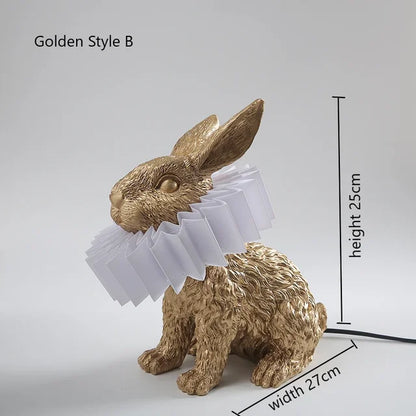BunnyScarf - Lampade a forma di coniglio in resina