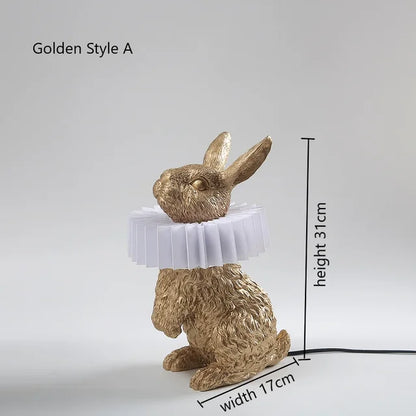 BunnyScarf - Lampade a forma di coniglio in resina