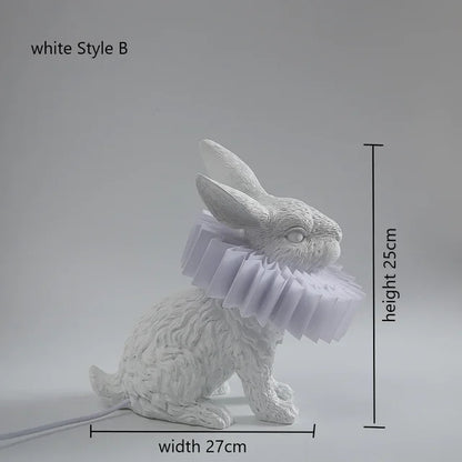 BunnyScarf - Lampade a forma di coniglio in resina