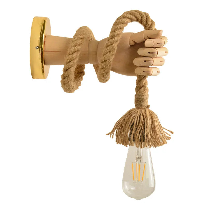 RusticLumina - Lampada da parete industriale retrò