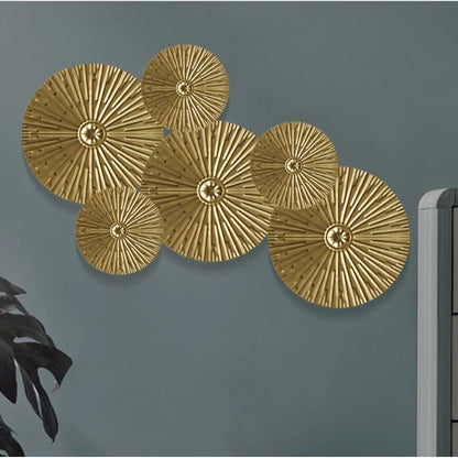 LuxeAccent - Appendiabiti da parete in oro nordico