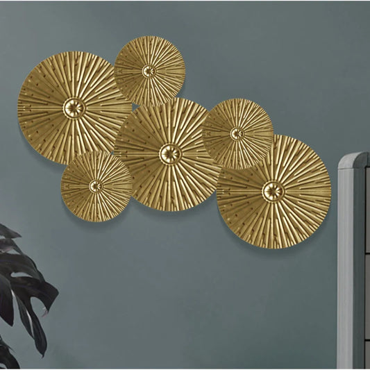 LuxeAccent - Appendiabiti da parete in oro nordico