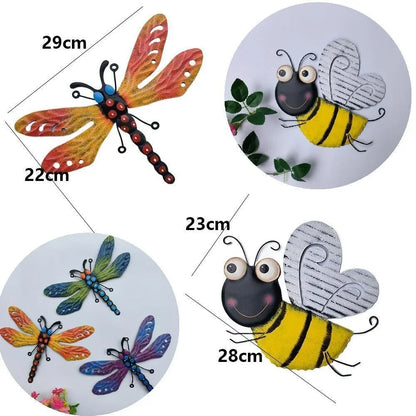WingedWonder - Decorazioni da giardino in ferro 3D