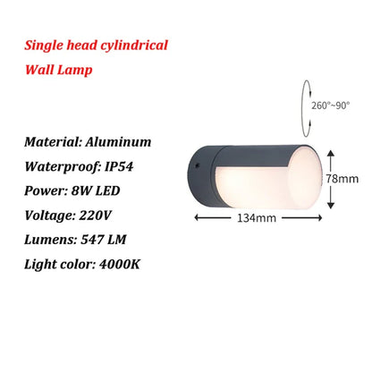 AquaSeal - Lampada da parete a led impermeabile