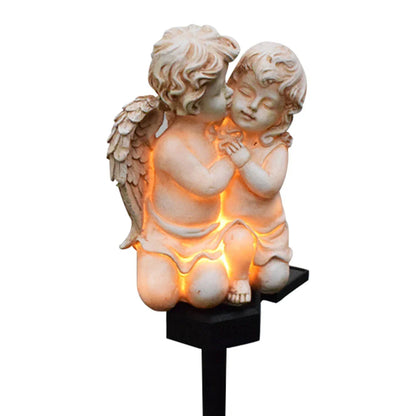 EternalLight - Angelo solare in resina