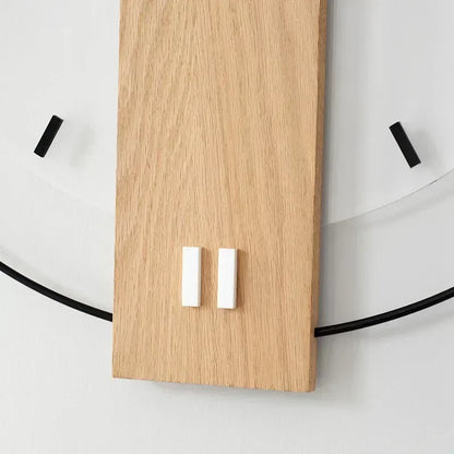 SilentOak | Orologio da parete in legno silenzioso