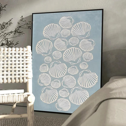 AzureContours | Poster astratti sul tema del blu