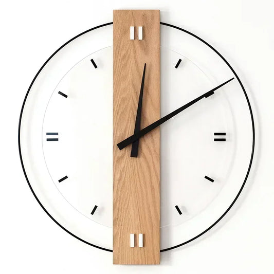 SilentOak | Orologio da parete in legno silenzioso