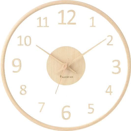 ClarityTime | Orologio da parete in vetro trasparente