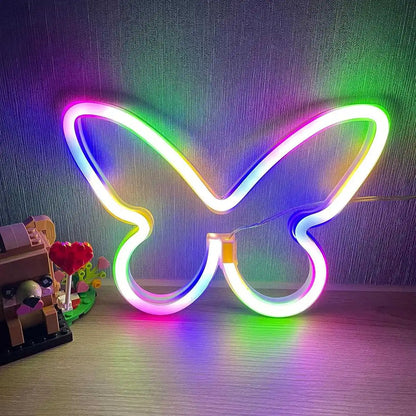 NeonWings | Farfalla luminosa al neon