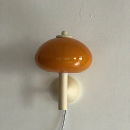 Applique moderna in vetro a fungo